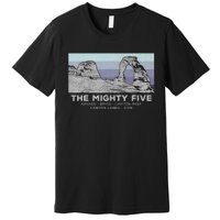 Utahs The Mighty Five National Parks Premium T-Shirt