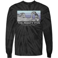 Utahs The Mighty Five National Parks Tie-Dye Long Sleeve Shirt