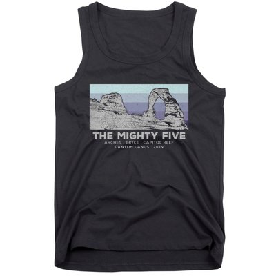 Utahs The Mighty Five National Parks Tank Top