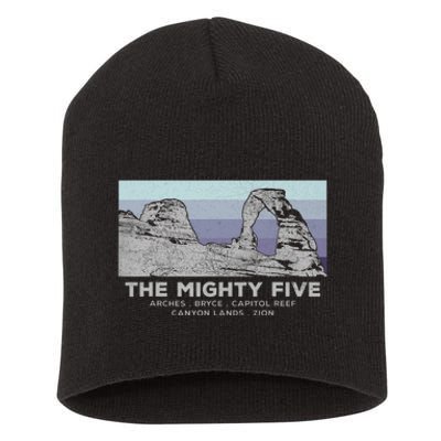 Utahs The Mighty Five National Parks Short Acrylic Beanie