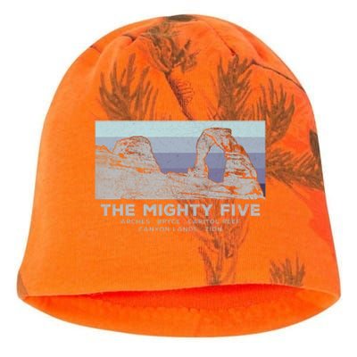 Utahs The Mighty Five National Parks Kati - Camo Knit Beanie