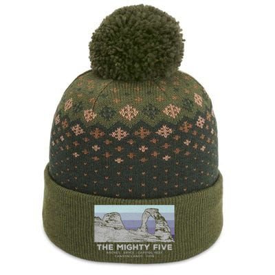 Utahs The Mighty Five National Parks The Baniff Cuffed Pom Beanie