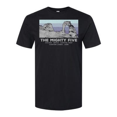 Utahs The Mighty Five National Parks Softstyle CVC T-Shirt