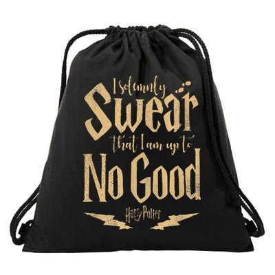 Up To No Good Drawstring Bag