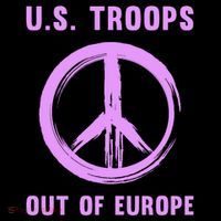US Troops Out of Europe End the Occupation Peace Sign Tank Top
