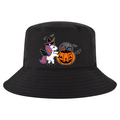 Unicorn Treat Or Trick Halloween Cool Comfort Performance Bucket Hat