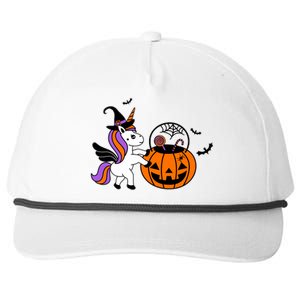 Unicorn Treat Or Trick Halloween Snapback Five-Panel Rope Hat