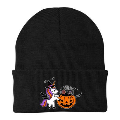 Unicorn Treat Or Trick Halloween Beanie