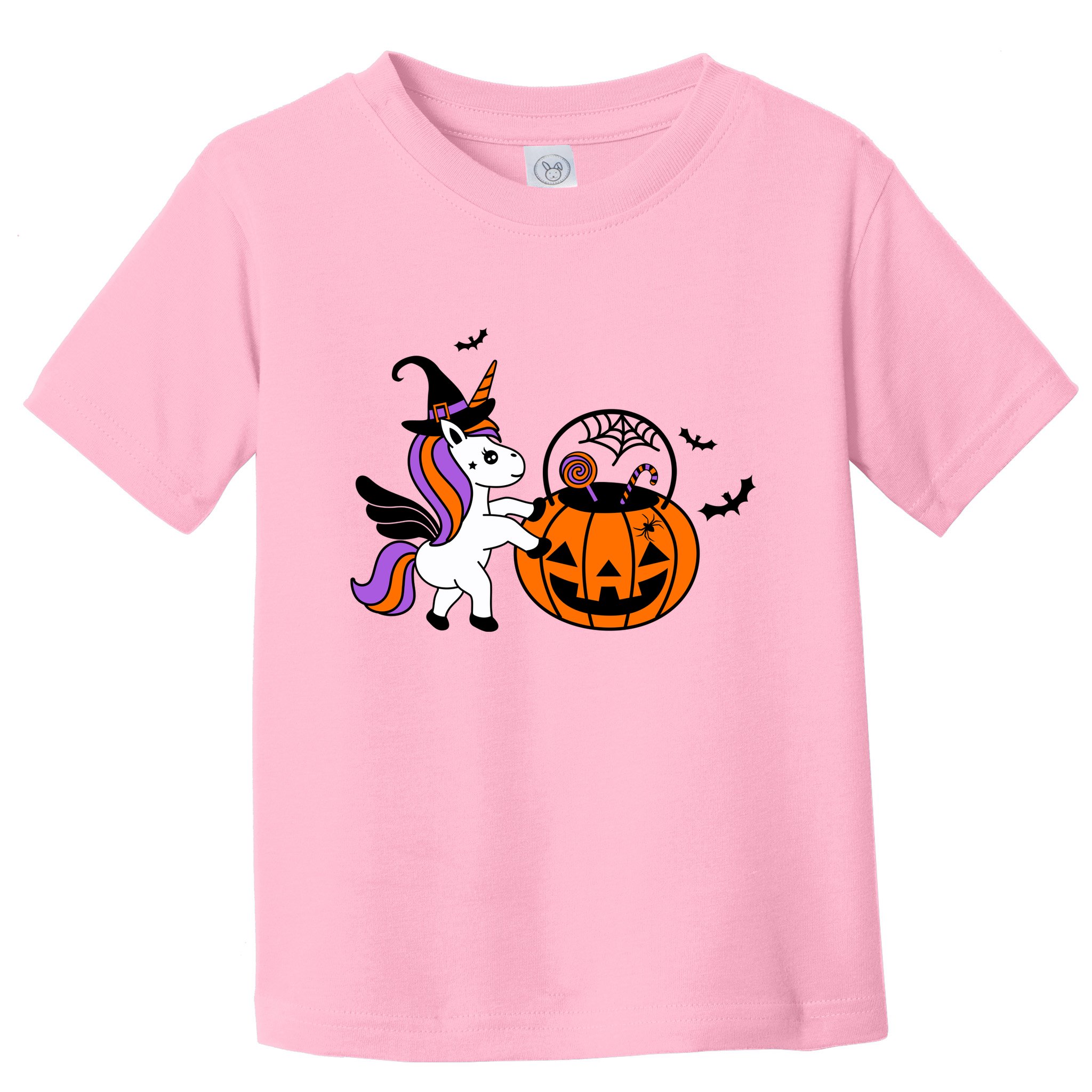 Unicorn Treat Or Trick Halloween Toddler T-Shirt