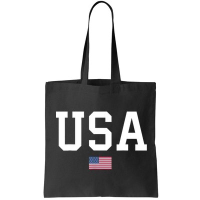 USA T Patriotic American Flag July 4th Bag