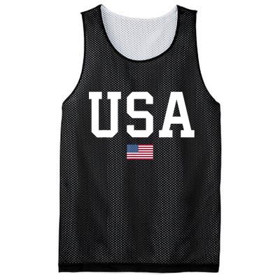 USA T Patriotic American Flag July 4th Mesh Reversible Basketball Jersey Tank