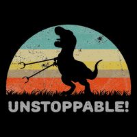 Unstoppable T Rex With Trash Grabber Pickup Tool Funny Poster