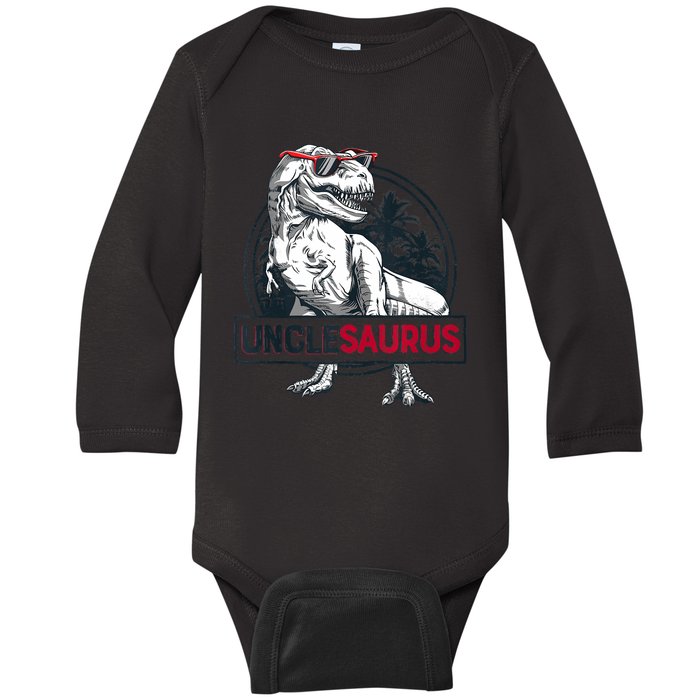 Unclesaurus T Rex Dinosaur Uncle Saurus Family Matching Tank Top Baby Long Sleeve Bodysuit