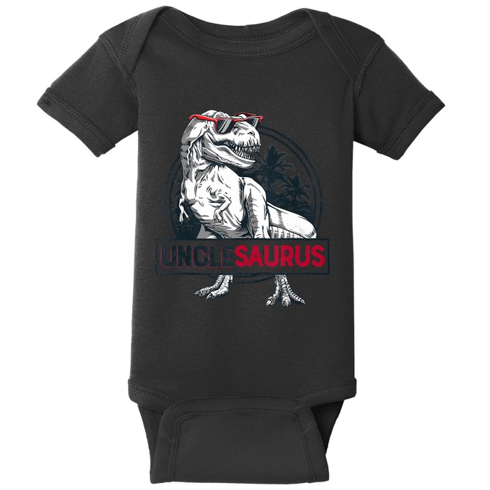 Unclesaurus T Rex Dinosaur Uncle Saurus Family Matching Tank Top Baby Bodysuit