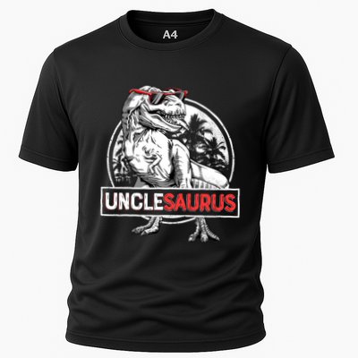 Unclesaurus T Rex Dinosaur Uncle Saurus Family Matching Performance Shirt