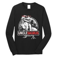 Unclesaurus T Rex Dinosaur Uncle Saurus Family Matching Long Sleeve Shirt