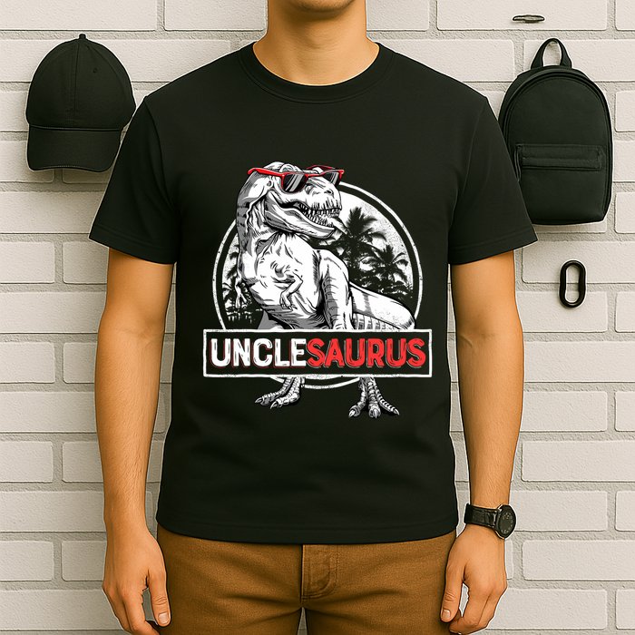 Unclesaurus T Rex Dinosaur Uncle Saurus Family Matching T-Shirt
