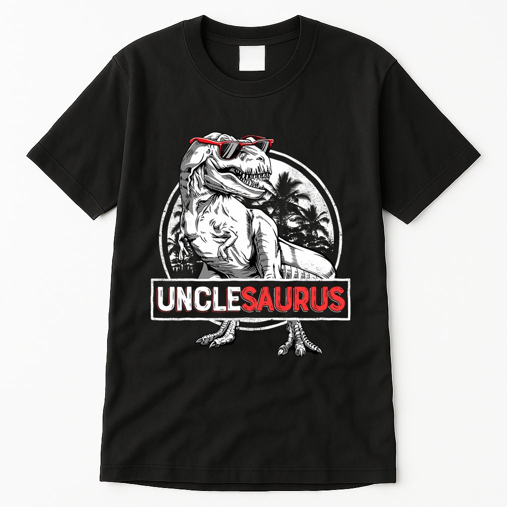 Unclesaurus T Rex Dinosaur Uncle Saurus Family Matching Tall T-Shirt