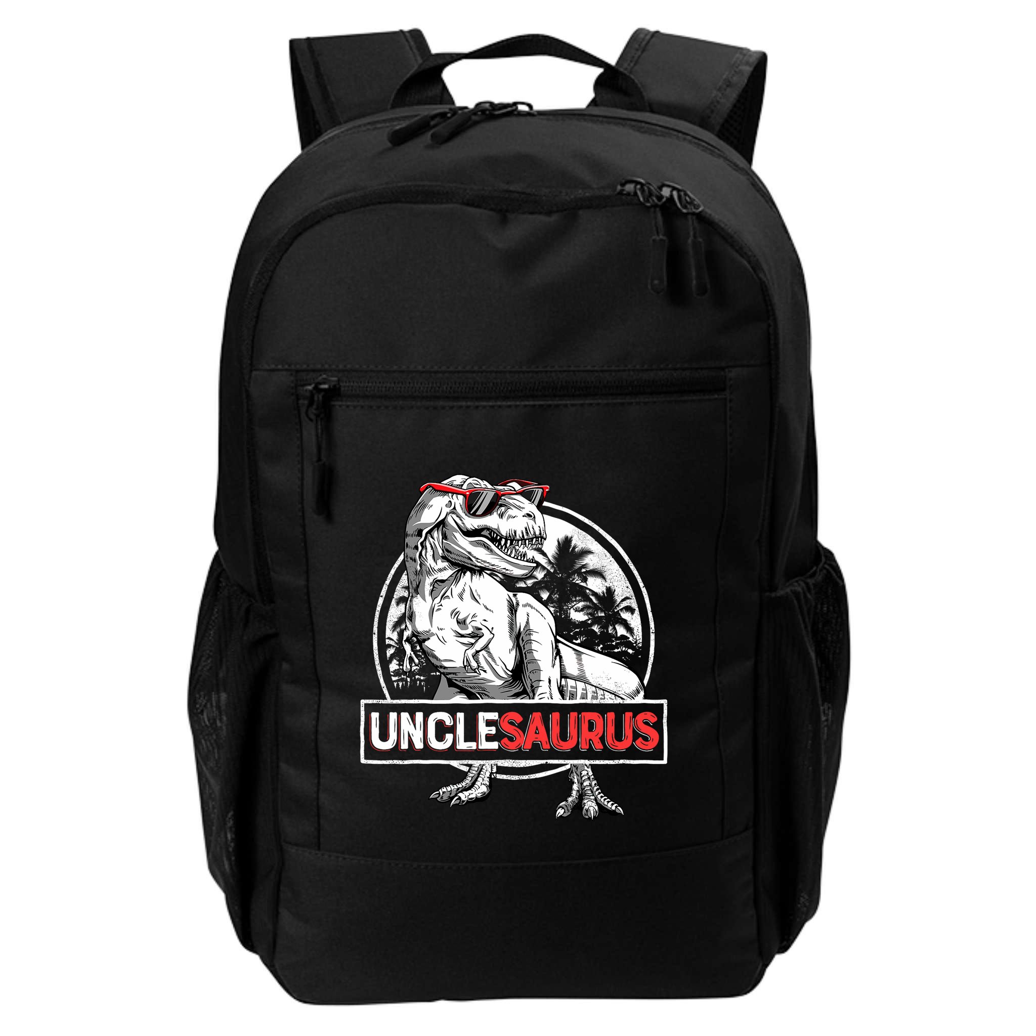 Unclesaurus T Rex Dinosaur Uncle Saurus Family Matching Backpack