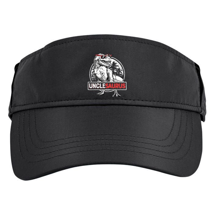 Unclesaurus T Rex Dinosaur Uncle Saurus Family Matching Adult Drive Performance Visor