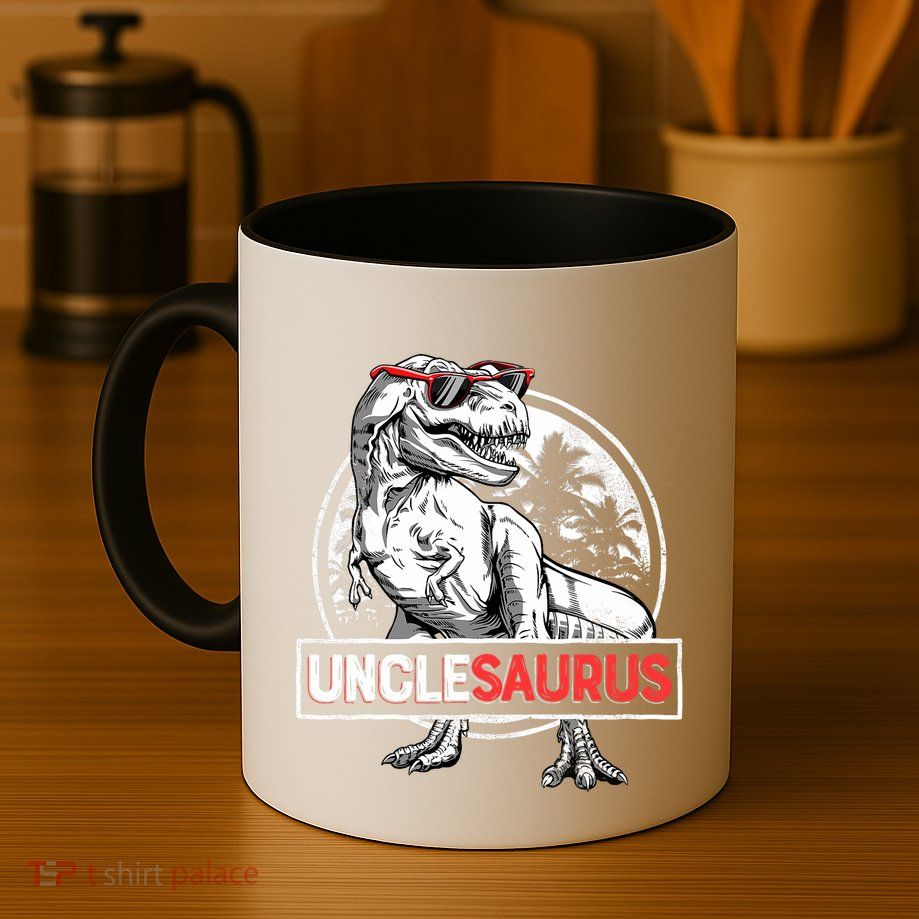 Unclesaurus T Rex Dinosaur Uncle Saurus Family Matching Mug