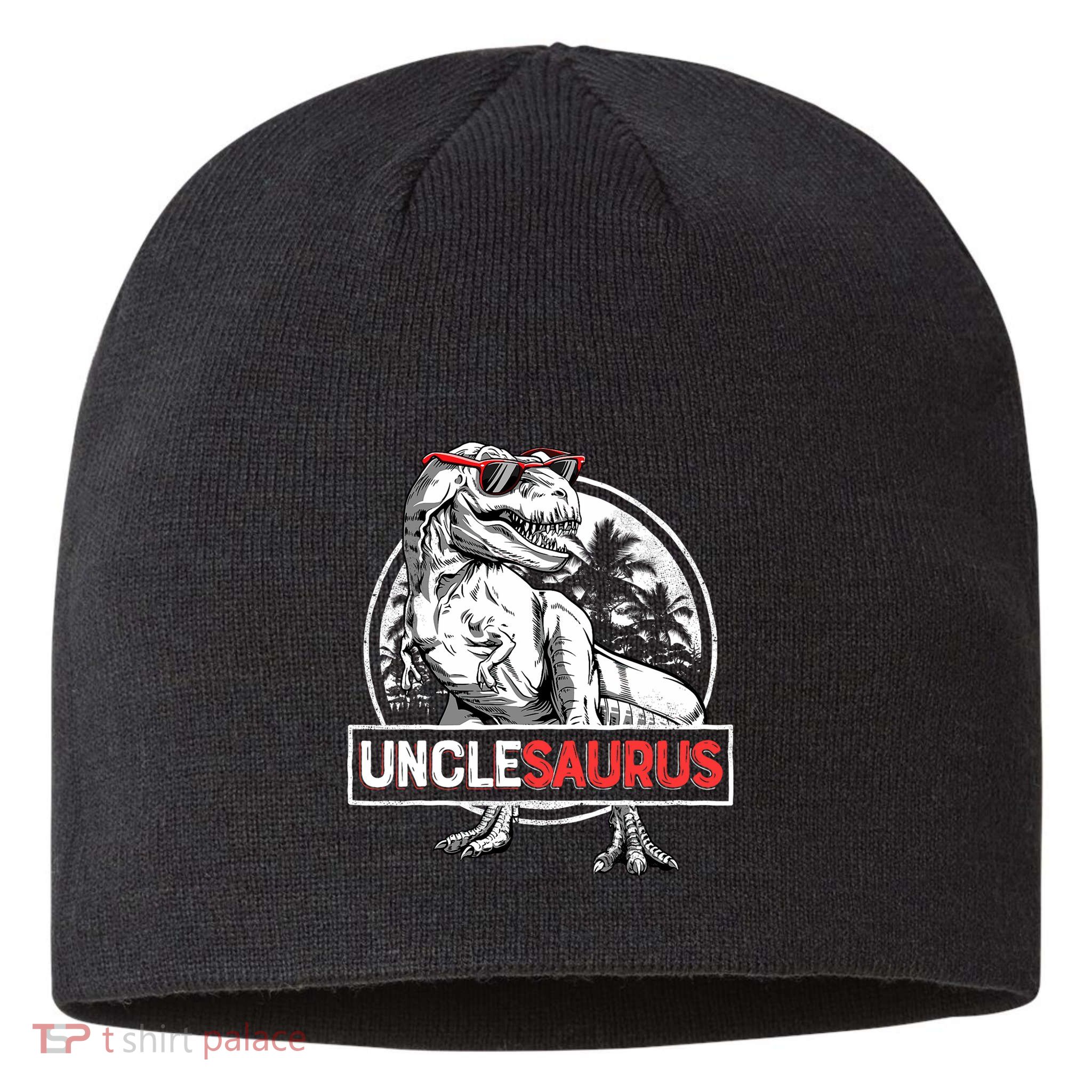 Unclesaurus T Rex Dinosaur Uncle Saurus Family Matching Sustainable Beanie