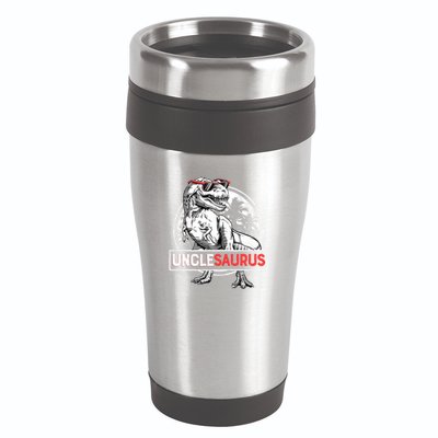 Unclesaurus T Rex Dinosaur Uncle Saurus Family Matching 16oz Travel Tumbler