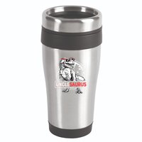 Unclesaurus T Rex Dinosaur Uncle Saurus Family Matching 16oz Travel Tumbler