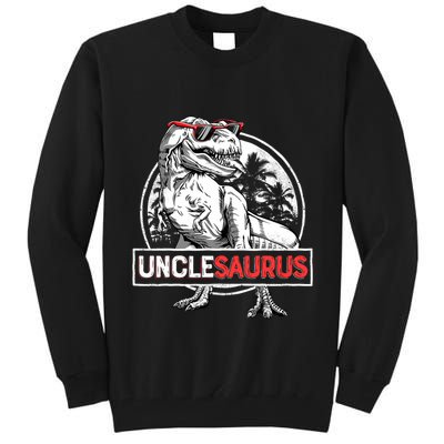 Unclesaurus T Rex Dinosaur Uncle Saurus Family Matching Tall Sweatshirt
