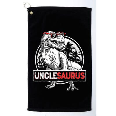 Unclesaurus T Rex Dinosaur Uncle Saurus Family Matching Golf Towel