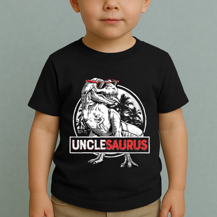 Unclesaurus T Rex Dinosaur Uncle Saurus Family Matching Toddler T-Shirt