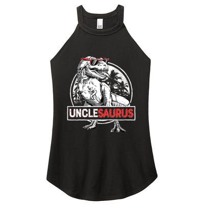 Unclesaurus T Rex Dinosaur Uncle Saurus Family Matching Women's Perfect Tri Rocker Tank