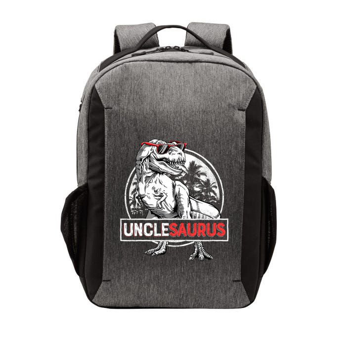Unclesaurus T Rex Dinosaur Uncle Saurus Family Matching Vector Backpack