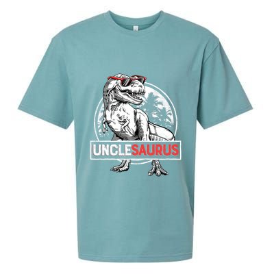 Unclesaurus T Rex Dinosaur Uncle Saurus Family Matching Sueded Cloud Jersey T-Shirt