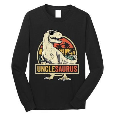 Unclesaurus T Rex Dinosaur Uncle Saurus Family Matching Long Sleeve Long Sleeve Shirt