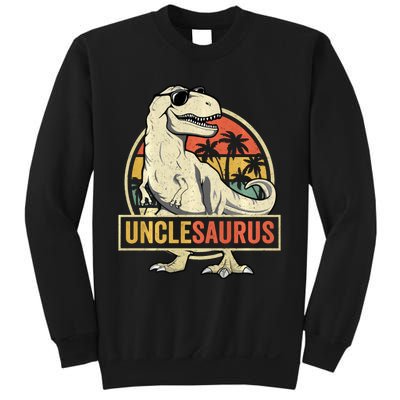 Unclesaurus T Rex Dinosaur Uncle Saurus Family Matching Long Sleeve Sweatshirt