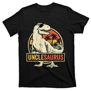 Unclesaurus T Rex Dinosaur Uncle Saurus Family Matching Long Sleeve T-Shirt