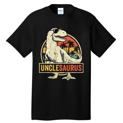 Unclesaurus T Rex Dinosaur Uncle Saurus Family Matching Long Sleeve Tall T-Shirt