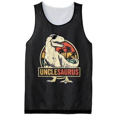 Unclesaurus T Rex Dinosaur Uncle Saurus Family Matching Long Sleeve Mesh Reversible Basketball Jersey Tank