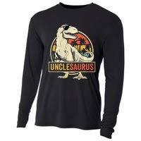 Unclesaurus T Rex Dinosaur Uncle Saurus Family Matching Long Sleeve Cooling Performance Long Sleeve Crew