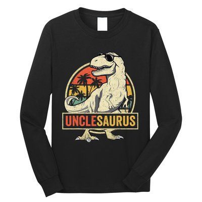 Unclesaurus T Rex Dinosaur Uncle Saurus Family Matching Long Sleeve Shirt