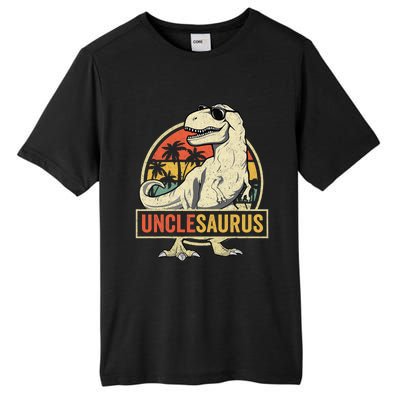 Unclesaurus T Rex Dinosaur Uncle Saurus Family Matching Tall Fusion ChromaSoft Performance T-Shirt