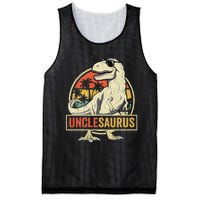 Unclesaurus T Rex Dinosaur Uncle Saurus Family Matching Mesh Reversible Basketball Jersey Tank