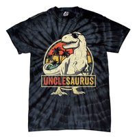 Unclesaurus T Rex Dinosaur Uncle Saurus Family Matching Tie-Dye T-Shirt