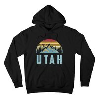 Utah Tee Retro Vintage Mountains Hiking Nature Hoodie