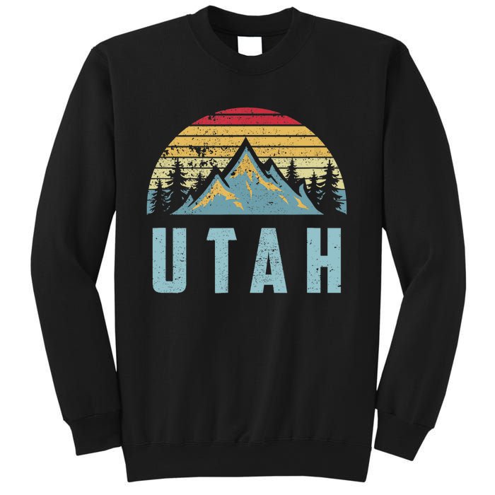 Utah Tee Retro Vintage Mountains Hiking Nature Sweatshirt