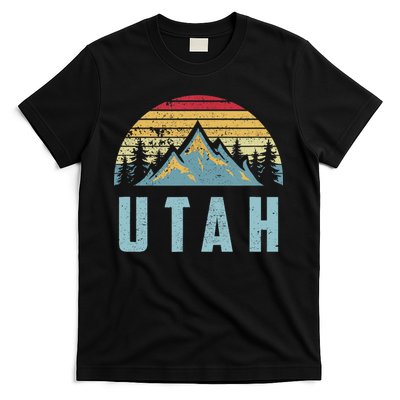 Utah Tee Retro Vintage Mountains Hiking Nature T-Shirt
