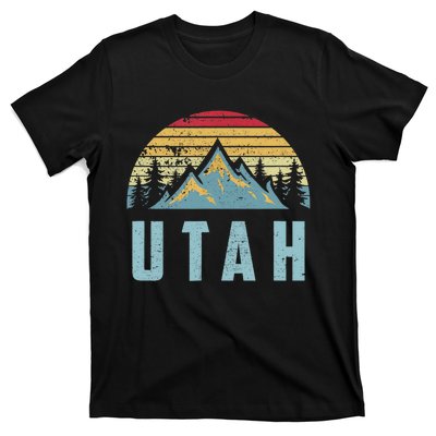 Utah Tee Retro Vintage Mountains Hiking Nature T-Shirt