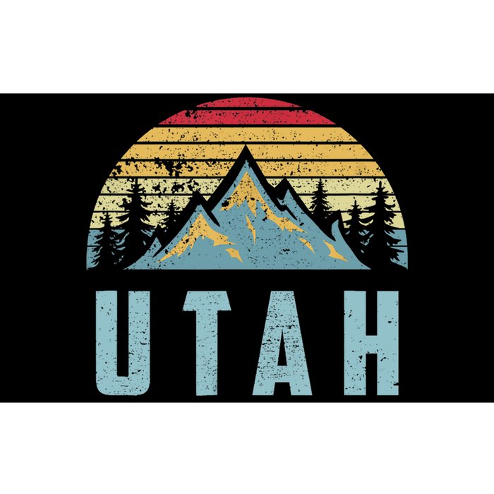 Utah Tee Retro Vintage Mountains Hiking Nature Bumper Sticker