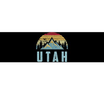 Utah Tee Retro Vintage Mountains Hiking Nature Bumper Sticker